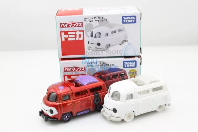 Takara Tomy Tomica Disney Motor Diecast Big Hero 6 2X SET Wamun Baymax 2 Toy Car