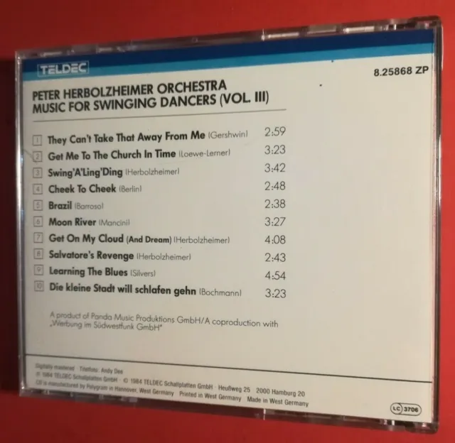 Peter Herbolzheimer Orchestra - Music for Swinging Dancers Vol. 3 - Musik CD1387 2