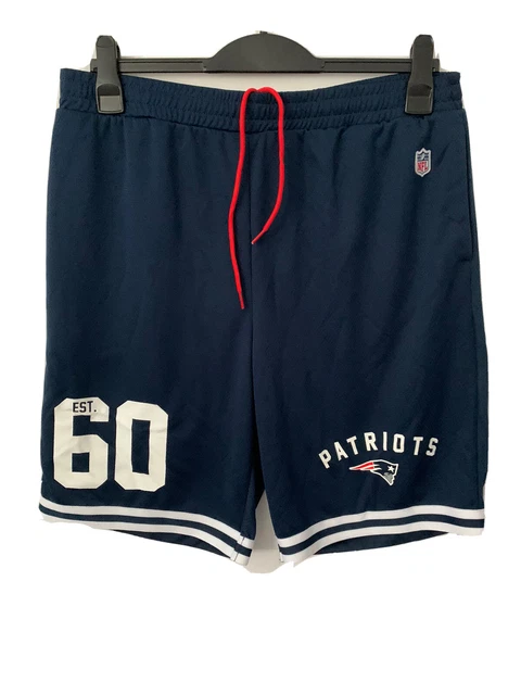 Pantaloncini NFL New England Patriots blu navy rosso bianco 60 poliestere uomo L