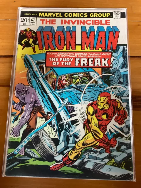 Invincible Iron Man 67 – Marvel Comics Silver Age – FN-