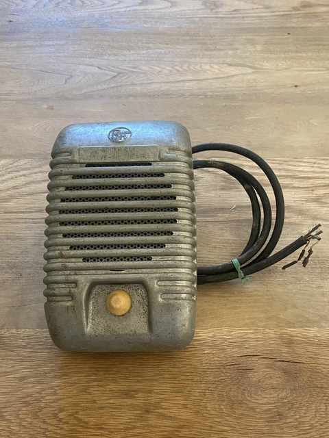 VTG 1950’s  DRIVE IN MOVIE SPEAKER PROJECTED SOUND ROCKVILLE MD DRIVE IN THEATRE