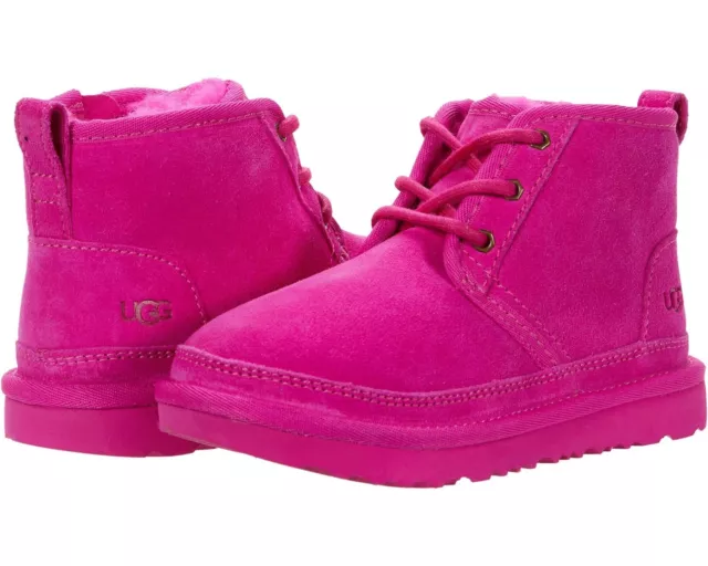 UGG Kids Neumel II (Toddler/Little Kid)  Color Rock Rose Authentic NEW!