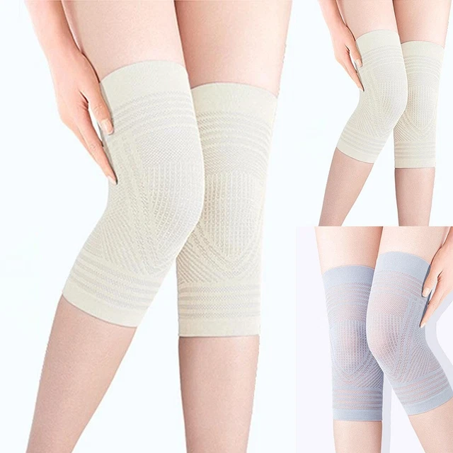 Ginocchiere elastiche con design cavo per flessibilità e supporto femminile