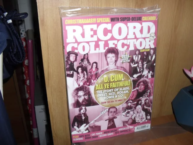 Record Collector Magazine Christmas 2023 - Glam Rock 1960s-1973 - Free Calendar