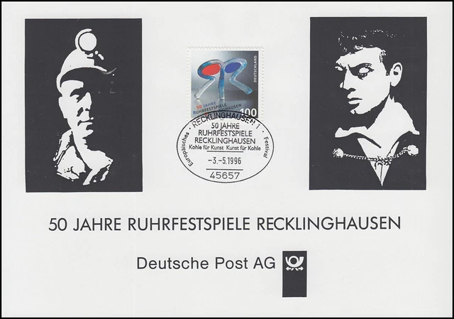 1859 Ruhrfestspiele auf ETB mit ESSt RECKLINGHAUSEN 50 Jahre 3.5.1996