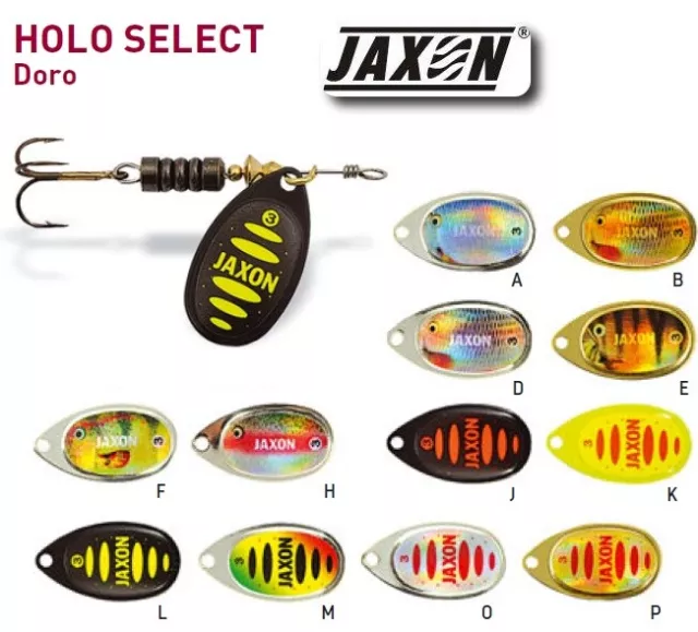 9.5G JAXON WOLF HOLO-SELECT SPINNER BAITS FOR PREDATORS SALMON PIKE PERCH  LURES