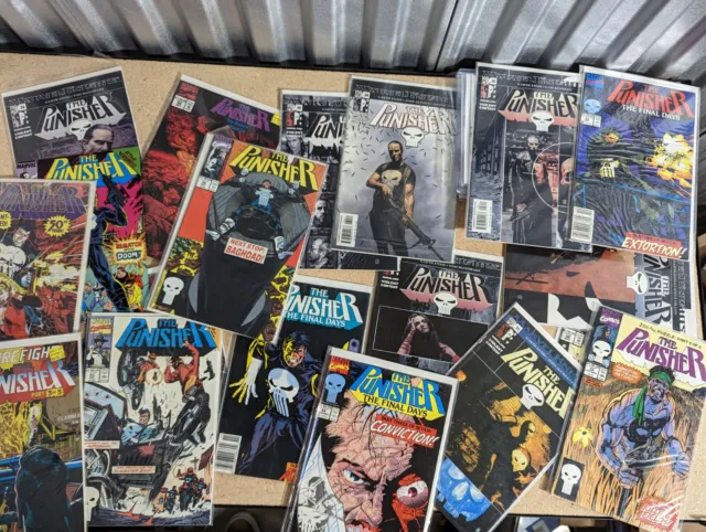 LOT OF 10 Punisher Random Comic books - No Duplicates Boarded and Bagged