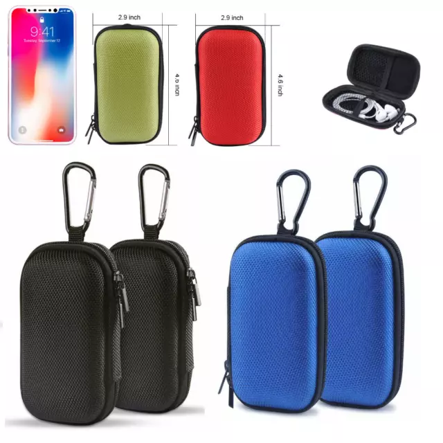 Hard Eva Shell Portable Case Box Headset Earphone Earbud Storage Pouch Case Bag