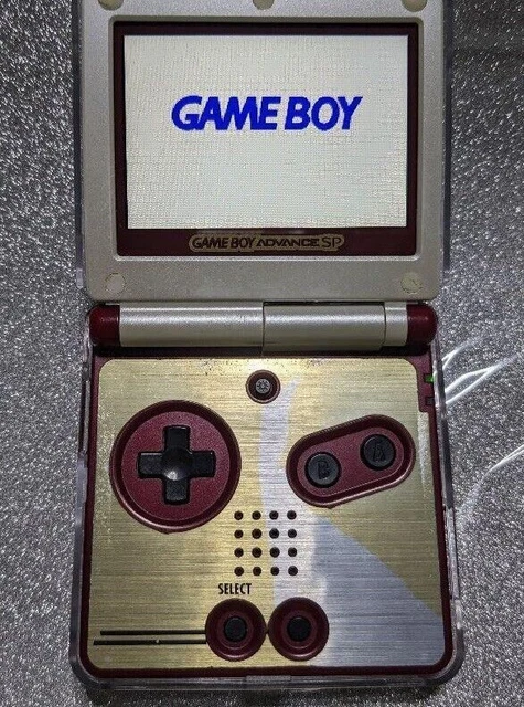 Game Boy Advance GBA - Thème Super Famicom - Écran LCD IPS V2 Rétroéclairé - Blanc