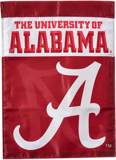 University of Alabama Crimson Tide Premium Garden Flag Banner, Double Sided,...