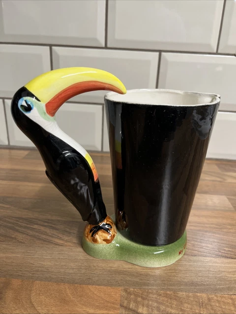 GUINNESS ADVERTISING LEANING Toucan Jug Hand Painted Carlton Ware ...