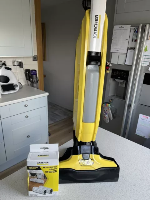 Karcher FC 5 Cordless Hard Floor Cleaner, Yellow 25.2V Lithium Ion