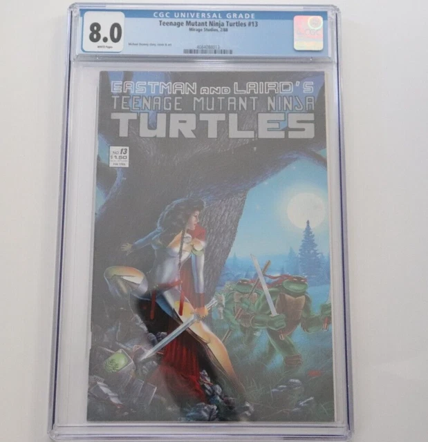 Teenage Mutant Ninja Turtles #13 1988 CGC 8.0 Mirage Studios