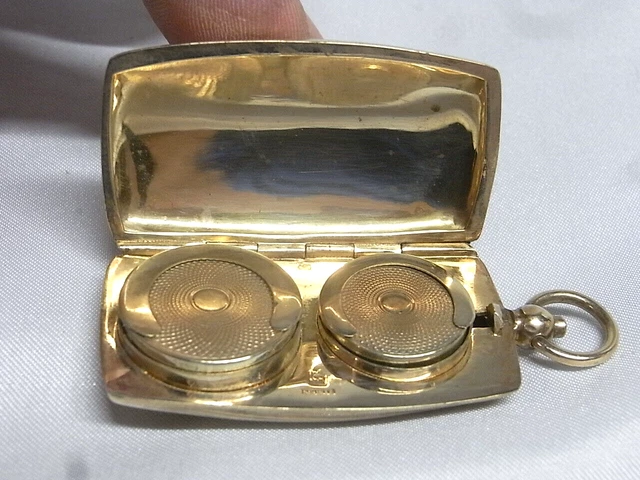 🇫🇷 ANTIQUE PENDENTIF Porte Louis D Or Double 10 Et 20 Franc Plaque Or