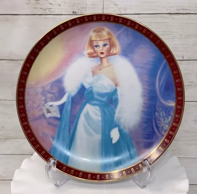 Danbury Mint Barbie Collector Plate Excellent Condition 1966 Debutante Ball