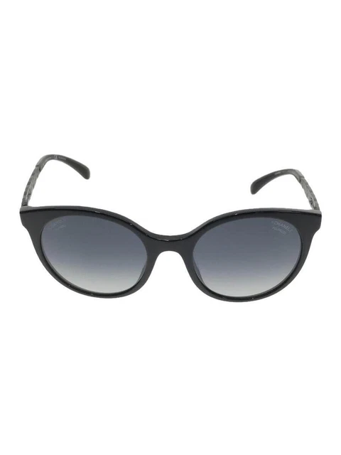 CHANEL #238 Sunglasses Plastic black
