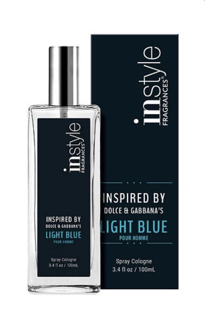 Instyle Fragrances Men’s Spray Cologne Inspired by Dolce & Gabbana’s Light Blue Instyle Fragrances Men’s Spray Cologne Inspired by Dolce & Gabbana’s Light Blue