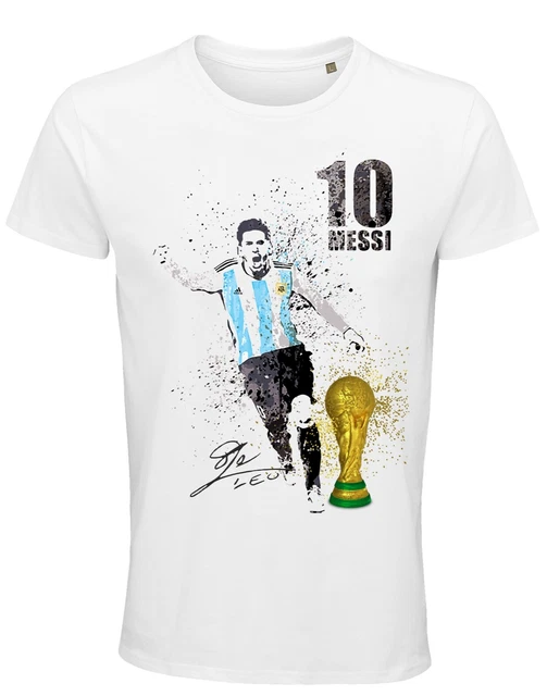 Tshirt Argentina campione del mondo LEO MESSI  Qatar 2022 campeones del mundo