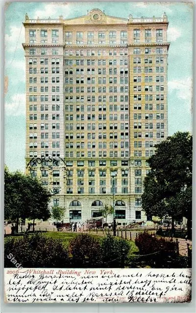 52228922 - New York City Whitehall Building 1905