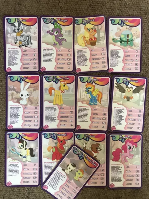 TOP TRUMPS ""Mein kleines Pony"" Wer ist das magischste 14 Ersatzkarten Macintosh Spik