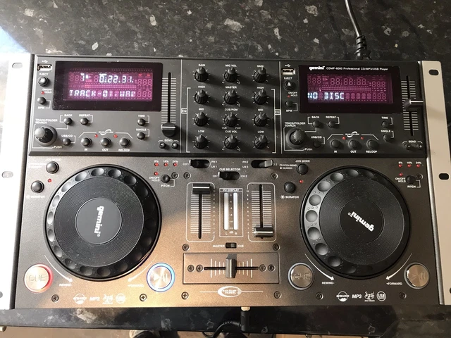 GEMINI CDMP 6000 professional dual CD/MP3/USB mixing console