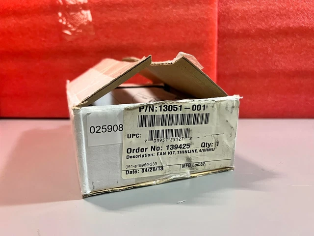Chatsworth Products Inc 13051 001  Fan Kit Thinline Ii 4/6Rmu