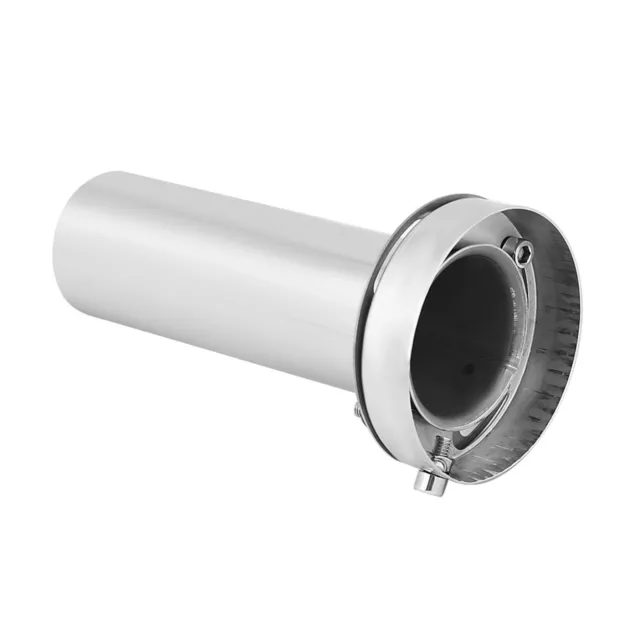 (4 Inch) Adjustable Exhaust Muffler Tip Universal Adjustable Round