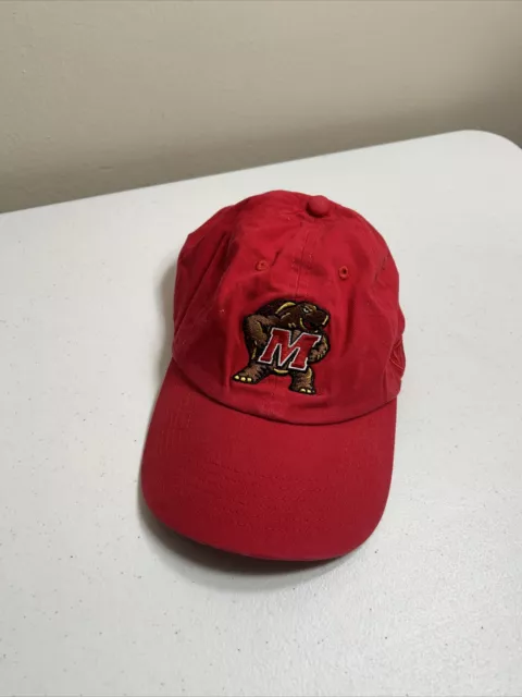 Top Of The World University Of Maryland Terrapins Adjustable Strap Red Youth Hat