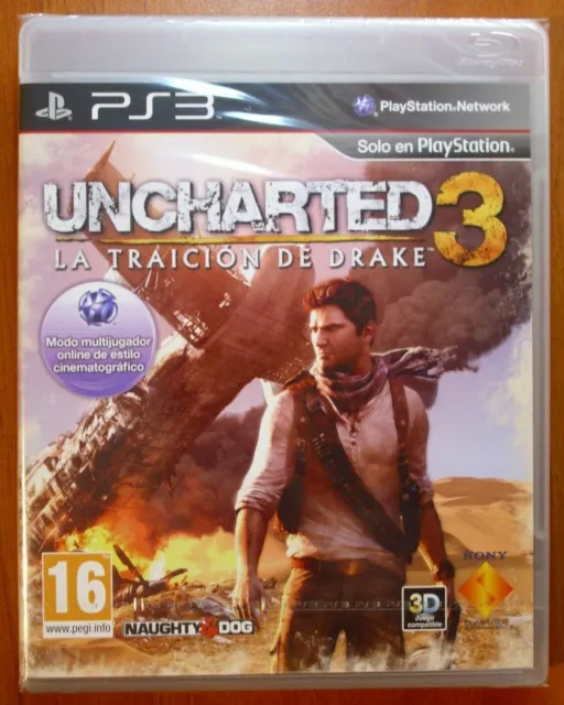 Uncharted 3: La Traición de Drake, PlayStation PS3, Versión Española ¡¡NUEVO!!