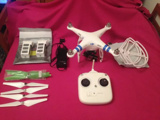 Drone DJI Phantom 2 +Zenmuse H3-3D + GoPro 4 Silver