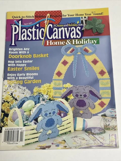 Patrón de revista de lona de plástico para el hogar y las vacaciones abril de 2001