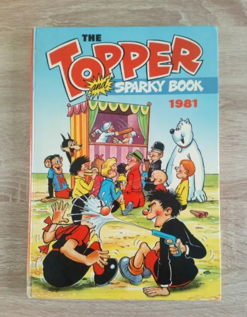 Topper and Sparky Book 1981 Vintage DC Thomson Comic Hardback Annual
