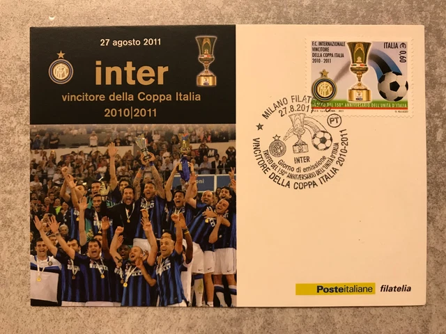 ITALIA 2011 – Minifoglio Inter – Vainqueur Coupe D'Italie 2010-2011 – Neuf MNH