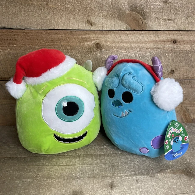 SQUISHMALLOW DISNEY MONSTERS Inc Mike & Sully Christmas 2022 Santa