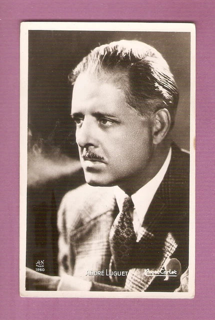 André LUGUET Postcard NB Vintage CINEMA Ed.A.Noyer .Roger Carlet - Rare