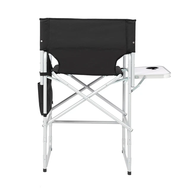Versatile Black Director Chair 100x499cm - Sturdy Steel Frame Lightweight