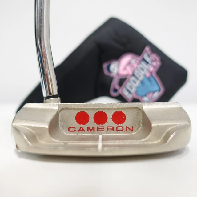 Putter Scotty Cameron Studio Design 1.5 34 Pouces – Droitier, Finition Gun Blue, Couvre-chef Inclus