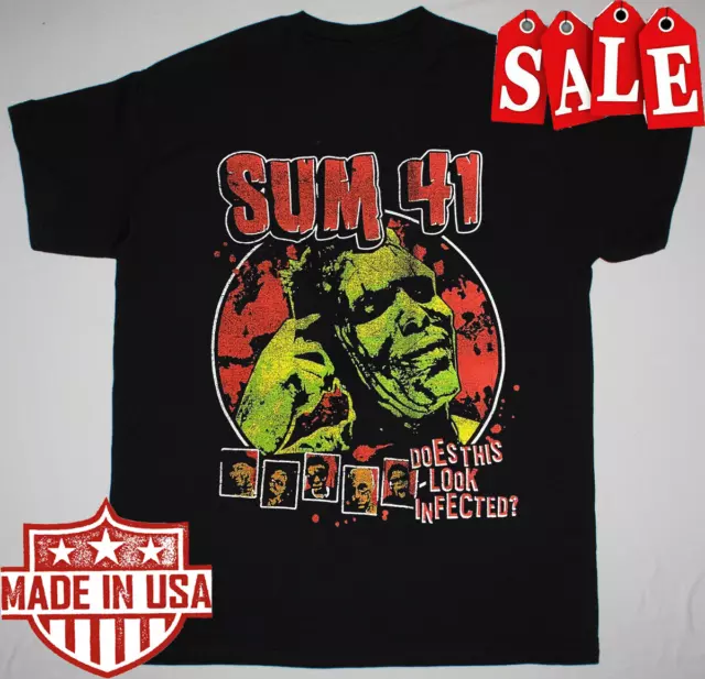 SUM 41 Does This Look Infected Black Size S to 5XL Tee Shirt EE9274