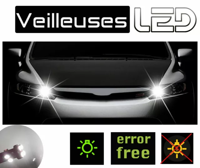 Pour MERCEDES ML W164 2 Ampoules LED Blanc Veilleuses Feux position résistance