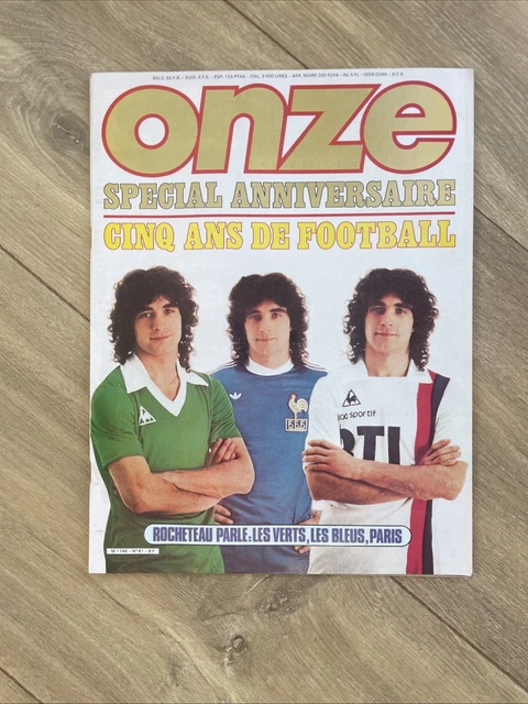 Carte Postale Dominique Rocheteau - Equipe De France Et Saint-Etienne
