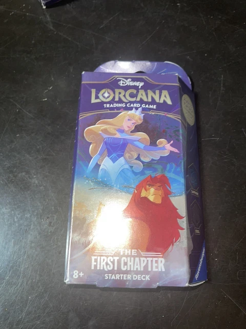 DISNEY LORCANA THE First Chapter Starter Deck Sapphire & Steel Sealed w ...