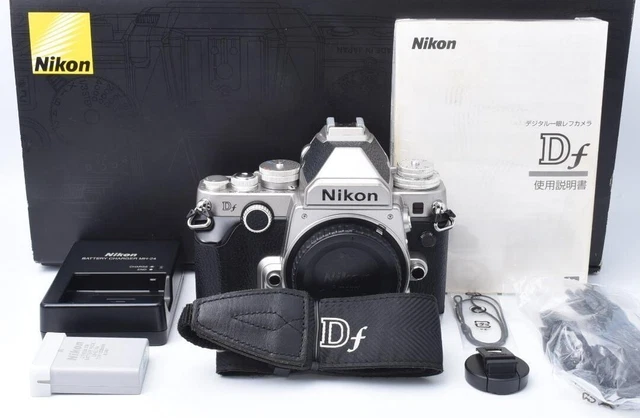[Near Mint ] NIKON Df 16.2MP Digital Camera Silver Body w/Box from Japan