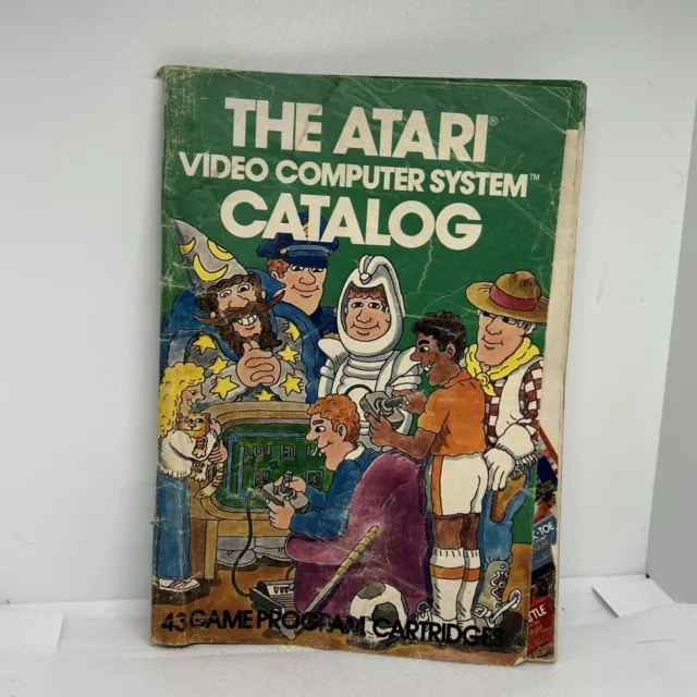 The Atari Video Computer System Catalog 43 Game Program Sears Arcade Manual Lot