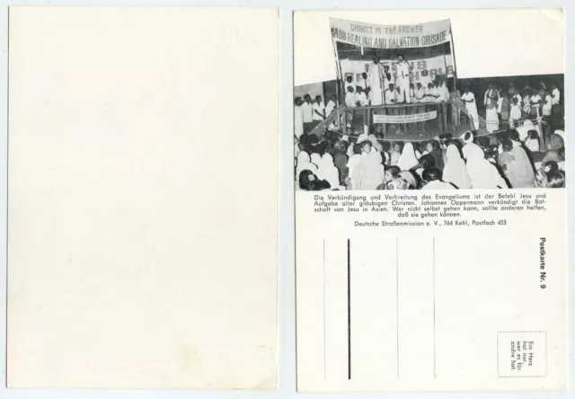 66095 - German Road Mission - Missionization in Asia - Old Postcard