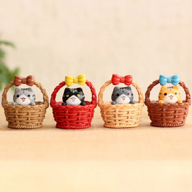 Resin Cat Ornament Mini Statue main image 0