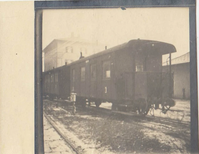 Foto/Repro Ca.5X5 Eisenbahnwaggong Cl 29802 Am Zug Bhf Eichstätt 1932 (G1206)