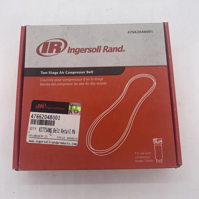 NEW UNUSED INGERSOLL Rand 2Stage Air Compressor Belt KIT TS4N5 27.00