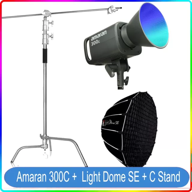  Aputure Amaran 300C 300W RGBWW LED Blanco Bowens Mount