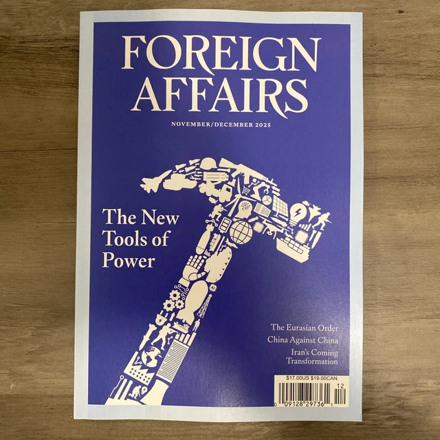 FOREIGN AFFAIRS MAGAZINE - November 2025 - December 2025 - Brand New ...