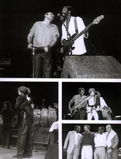 Eric Clapton Poster Page . Phil Collins Nathan East . V16